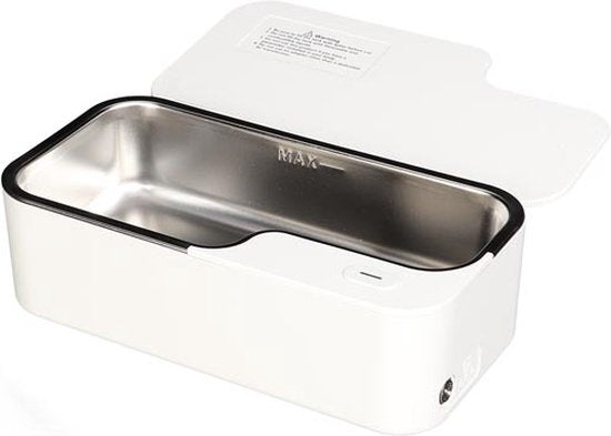 Blaupunkt Ultraschallreiniger, 450 ml, 15 W, 48 kHz, weiß, zur präzisen Reinigung von Schmuck, Brillen, Münzen, Schlüsseln,...