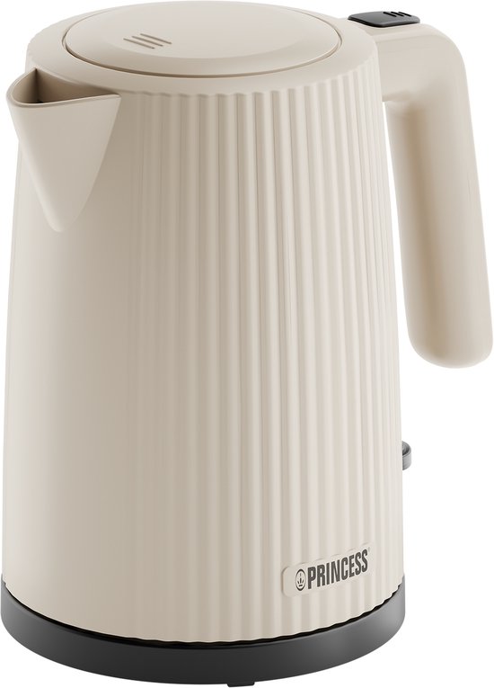 Princess Wasserkocher Wave 236048 - Retro - 1,7 Liter - 2200W - Beige