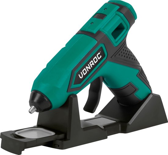 VONROC Akku-Klebepistole 4V - 1.5Ah - Inkl. 8 Klebepistolen Ø7x100mm