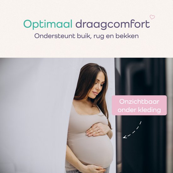 Qwali Maternity Bauch- und Beckengürtel für Postpartum - Mutterschaftskleidung - Schwarz