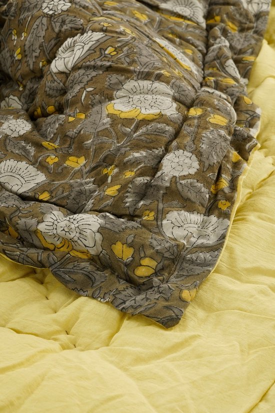 In the Mood - Collection Steppdecke - L180 x B130 cm - Baumwolle - Grün