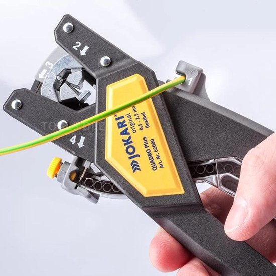 Jokari 62000 Crimpzangensatz 0,5 bis 2,5 mm² Inkl. Kunststoffkoffer, Inkl.