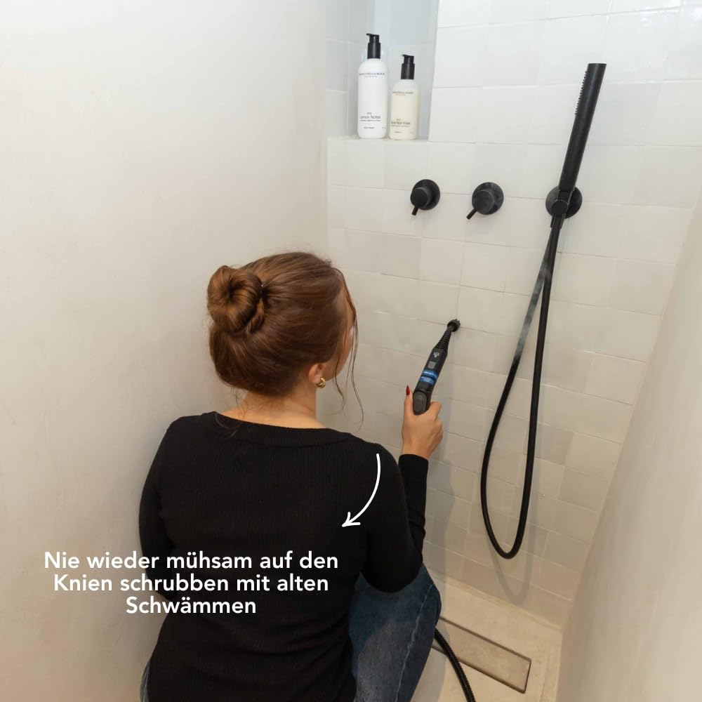 Techweise Dampfreiniger - 100+ Oberflächen - 50 Minuten Dampfen - 4 bar - Reinigungsmaschine