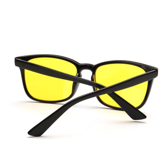 VAIVE Nachtfahrbrille - Gelbe Gläser - Blaulichtfilter - Anti-Blend - Unisex