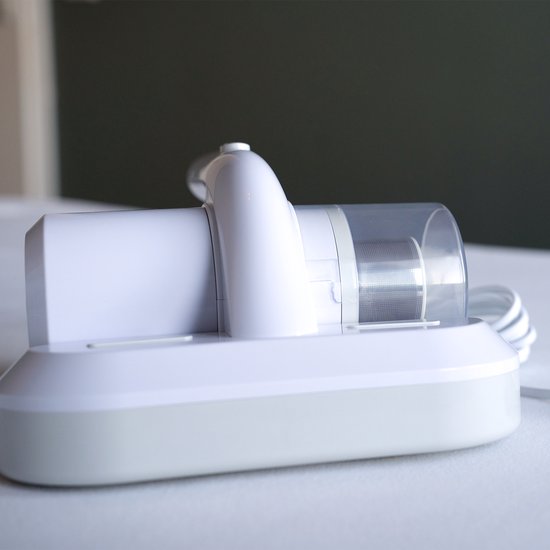 Nexxt Milbenstaubsauger mit UV-C Licht Sterilisation - Matratzenreiniger - Hausstaubmilbenstaubsauger - Doppelfiltersystem vernichtet 99,9% Milben - 300W