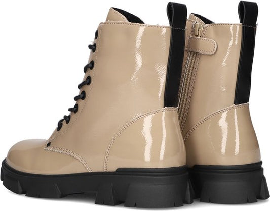 Bullboxer Aaf504f6s Veterinärstiefel - Stiefel mit Schnürung - Mädchen - Taupe - Größe 36