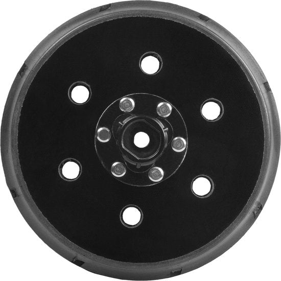 VONROC Stützteller - 150MM - M8 - für Polierer - mit Klettband