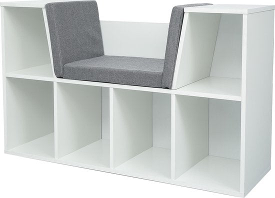 Schuhschrank mit Sitzkissen - Schuhregal Flur Schlafzimmer