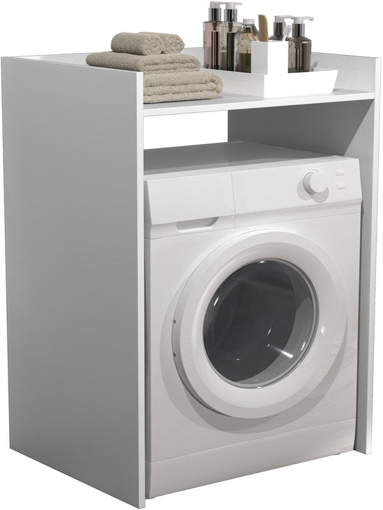 Waschmaschinenschrank - Waschmaschinenschrank - Waschmaschinenmöbel - weiß