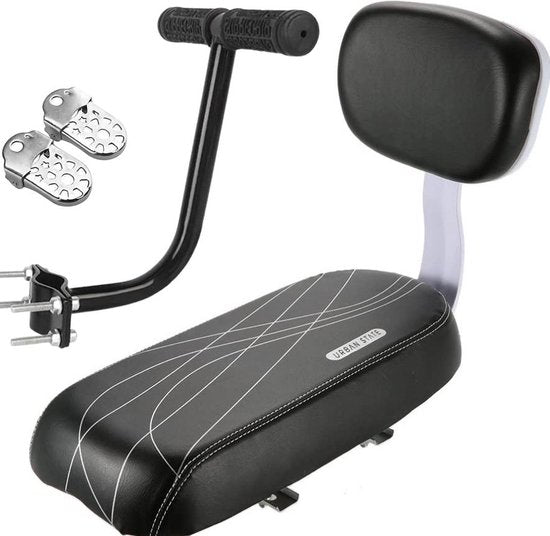 Fahrradsitz-Set - Fahrradsitz - Fahrradrücksitz - Gepäckträgerkissen