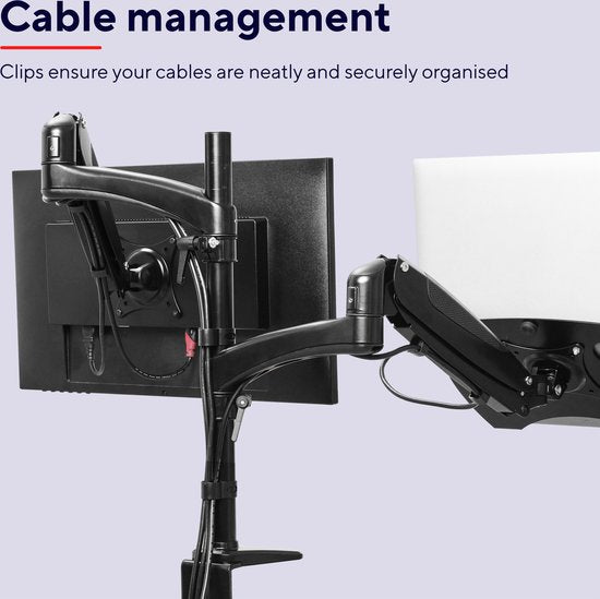 Trust Mara - Doppelter Monitorarm - Monitor & Laptop