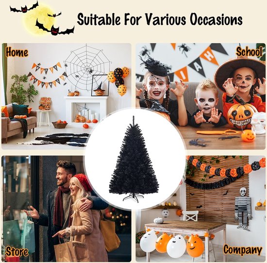 Coast Weihnachtsbaum - 1036 Zweige - PVC - 180cm - Schwarz