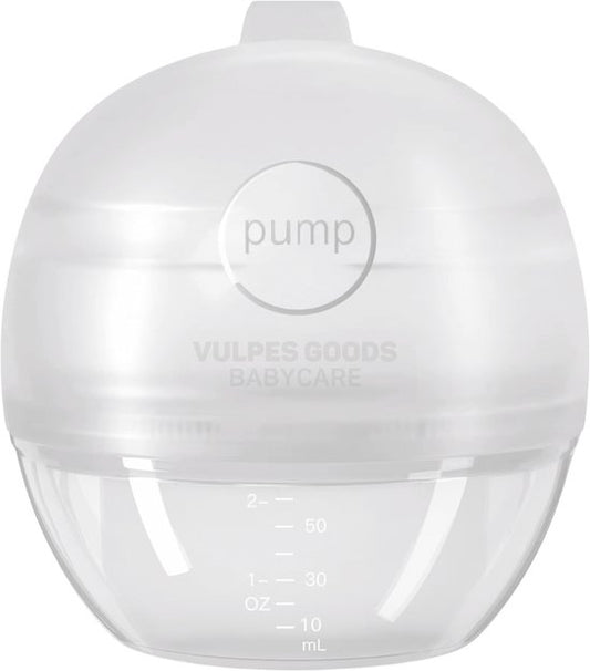 Vulpes Goods® Babycare - Leakshell - Muttermilchauffangbehälter - Milchauffangbehälter - tragbarer Becher - freihändig - Muttermilchauffangbehälter - Leakshell - Brustschale - Muttermilchauffangbehälter - BPA frei - 60ML Auffangbehälter