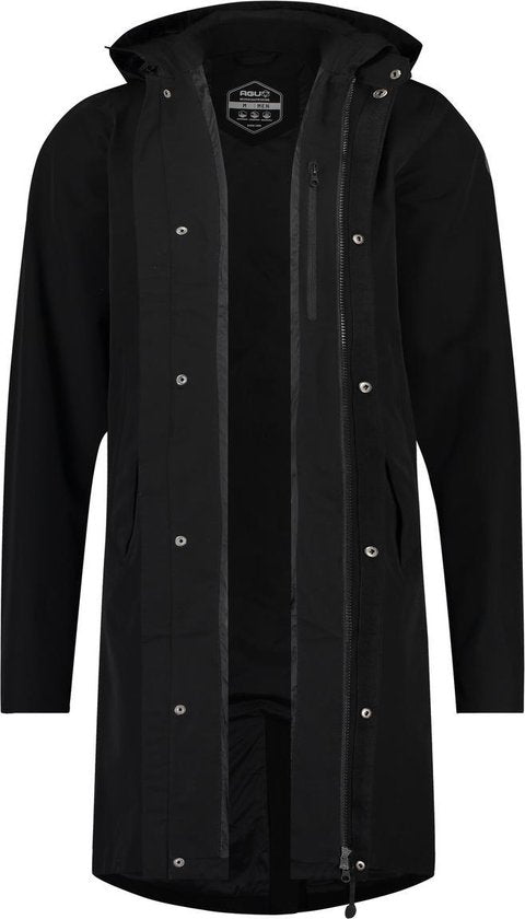 AGU Mac Regenmantel Urban Outdoor Herren - Schwarz - Größe L
