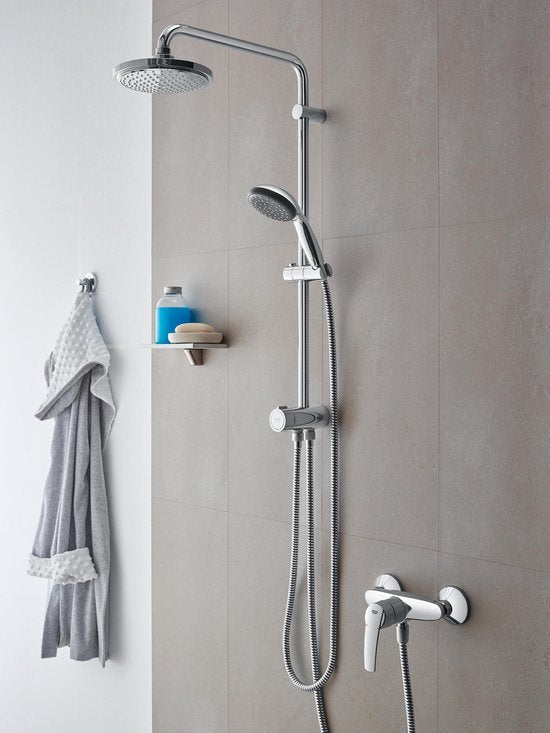 GROHE Vitalio Start Handbrause 100 – Ø 10 cm – Wassersparend – 2 Strahlarten – Chrom