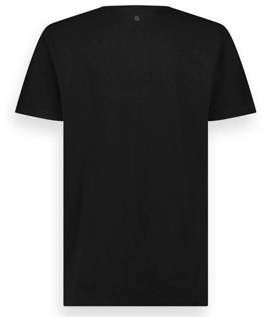 LEBASQ - The Baker - T-Shirt - Kurzarm - Pechschwarz - Schwarz - XL - Bio-Baumwolle - 3D-Druck auf der Brust