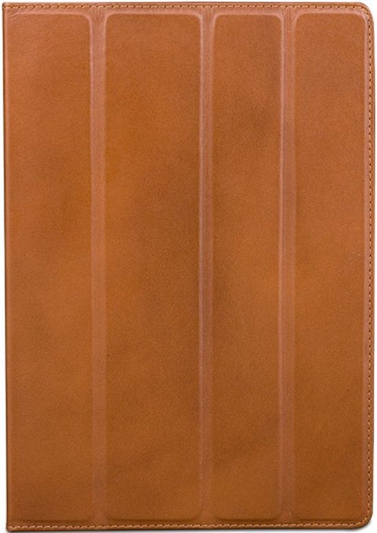 dbramante1928 - Risskov iPad Tasche (2017/2018) - 9.7 Zoll - Braunes Vollnarbenleder - Mit Standfunktion & Auto-Sleep - Handgefertigt & Langlebig - Luxuriöser Schutz