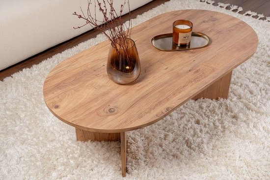 Holz-Couchtisch „Sand“ – 60 x 119 x 40 cm – Atlantische Kiefer