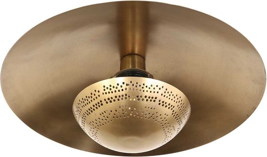 Anne Lighting Deckenleuchte Brassi - 20cm x Ø42 cm - Fassung E27 - Metall - Bronze