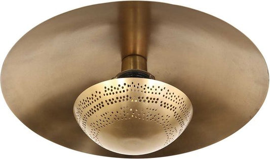 Anne Lighting Deckenleuchte Brassi - 20cm x Ø42 cm - Fassung E27 - Metall - Bronze