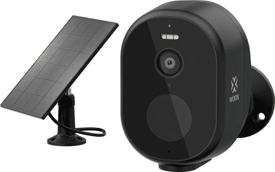 Smart WiFi drahtlose Sicherheitskamera Set Outdoor | WOOX R4252 - Schwarz