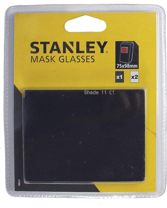 STANLEY 2000 E11 - Sicherheitsglas für Schweißmaske - 75x98 mm - 2 Stück