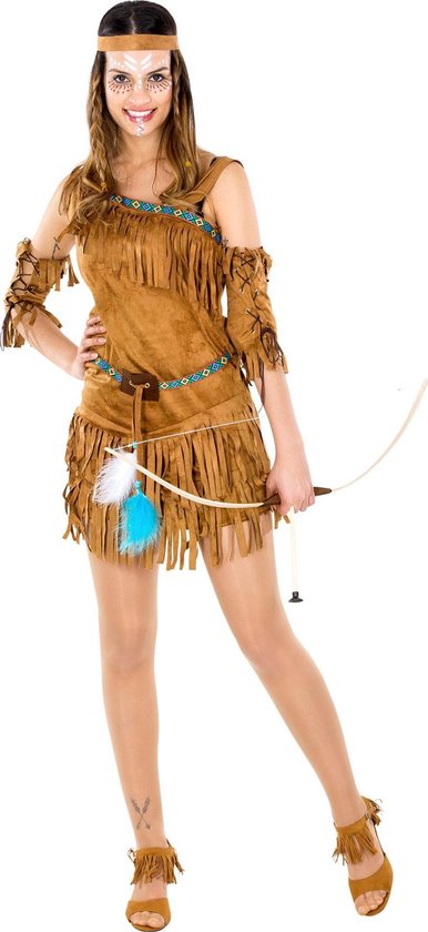 Dressforfun Faschingskostüm Indianerin Cheyenne - Damen - XXL