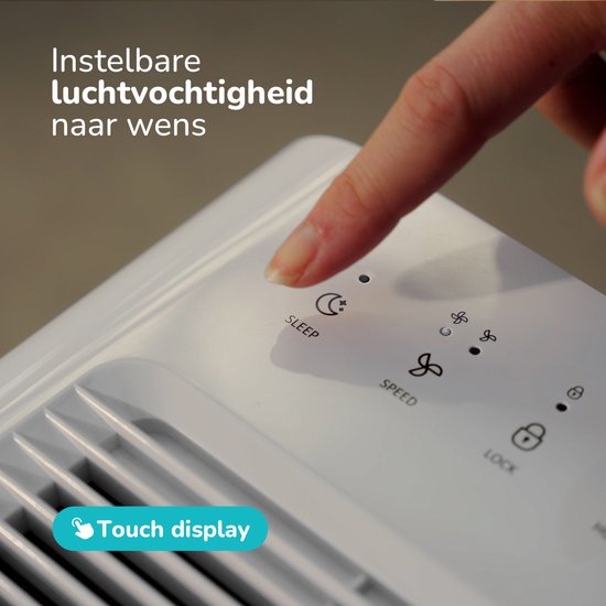 Bloomfold Luftentfeuchter - 16L pro Tag - inkl. Wasch-Trocken-Funktion - geeignet für Wohnzimmer, Schlafzimmer, Keller & Badezimmer - Luftentfeuchter - Weiß
