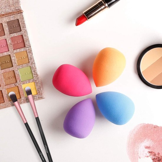 Bestope Make up Pinsel Set mit Beauty Blenders 16 Stück - Pinselset - Pinselreiniger - Pinsel - Rose Gold