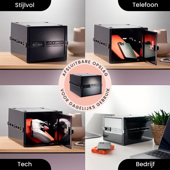Lockabox One™ Aufbewahrungsbox mit Zahlenschloss - Abschließbarer Medizinschrank - Polycarbonat-Tresor - kühlschrank- und gefrierschrankgeeignet - 10,5 Liter - 31 x 21 x 17 cm