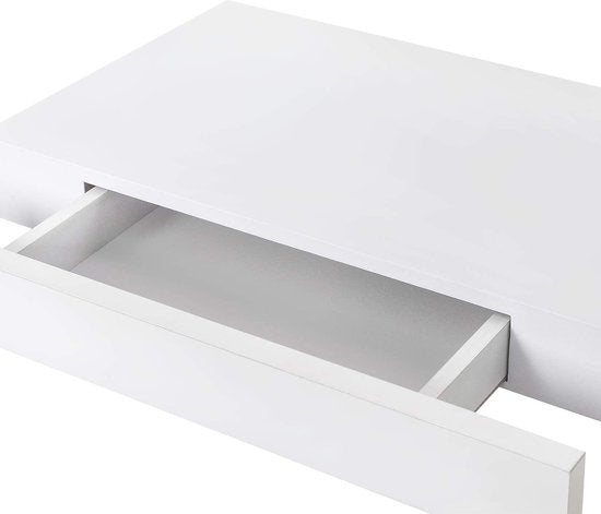 Rootz Wall Regal - Wandregal - Schwebende Aufbewahrung - Montierter Organizer - Dekorative Leiste - Ausstellungsregal - Weiß - 40x5x25 cm