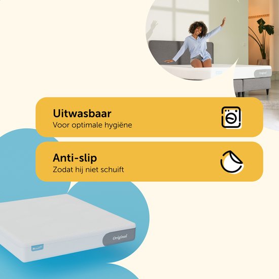 Cloudpillo Original Matratze - 90x210 - Adaptive Stützschicht - 4-lagig - Ultimativer Komfort - Waschbar