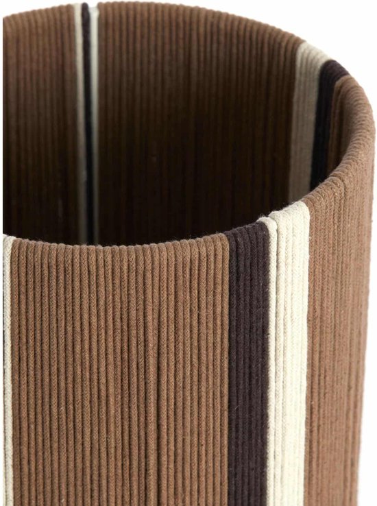 Light & Living Lampenschirm Medan - Dunkelbraun - Ø20cm - Modern