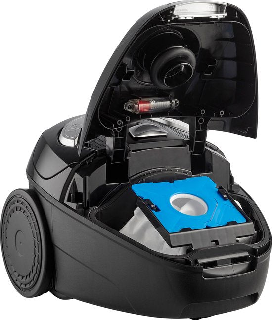 Tomado TVC2002B - Staubsauger mit Beutel - 2 Liter- HEPA 12 Filter - Leichtgewicht - Schwarz