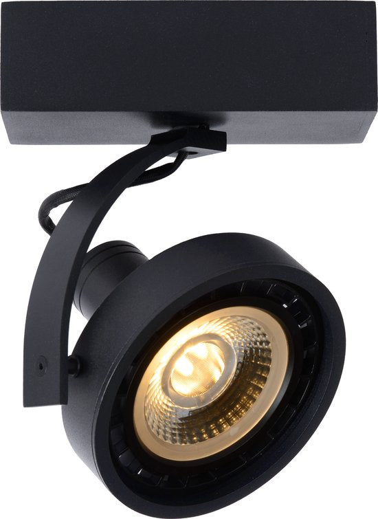 Lucide DORIAN - Deckenstrahler (Deckenleuchte) - Ø 11,7 cm - LED Dim to warm - GU10 (ES111) - 1x12W 2200K/3000K - Schwarz