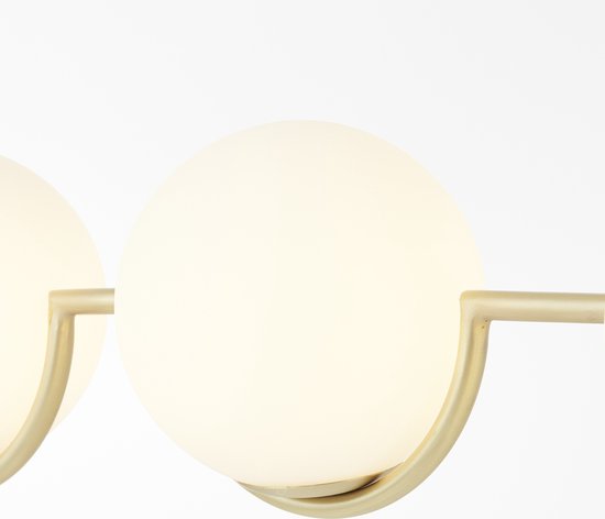 Brilliant Glint Hängeleuchte 4-flammig Holz/Messingglas/Metall 4x D45, E14, 40 W, Geeignet für Hängeleuchte (nicht im Lieferumfang enthalten)