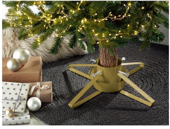 Livarno Home Christbaumständer - Gold - Metall