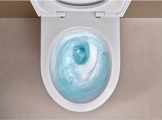 Geberit Acanto Wand-WC-Set – Tiefspülung – Turboflush 36 x 53 cm – WC-Sitz – Softclose – Schnellverschluss – weiß