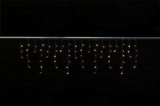 Cascadelight Eiszapfen 2x0.6m 72l Warmweiß transp.Drahtmodulator-24v-ext 1-5m