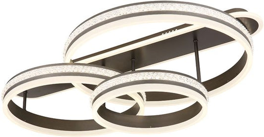 Globo – Deckenleuchte – Grouni – Nickel – Metall – Deckenleuchte – LED – 67314-75