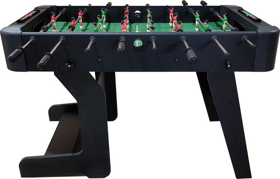 Cougar Around The World Zusammenklappbarer Fußballtisch Schwarz - Tischfußball - inkl. Zubehör