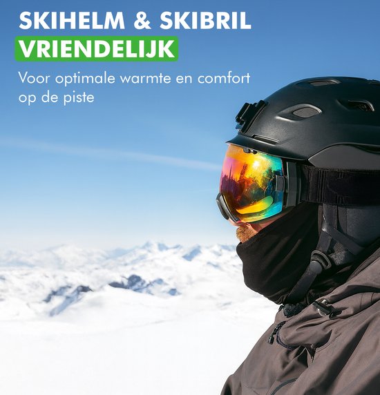 Travelhawk Balaclava - Helmmütze - Motorrad/Roller Sturmhaube - Schwarz