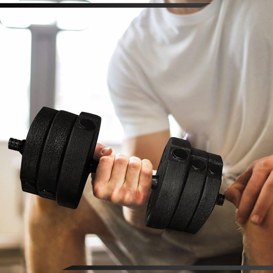 Fitby Hanteln - Kurzhanteln - Hantelset - Verstellbare Kurzhanteln - Hantelset - Kurzhantelset - 15 kg