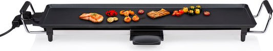 alpina Teppanyaki Grillplatte - Grillplatte - Gourmet-Set 4 Personen - 70 x 23cm - 2000W