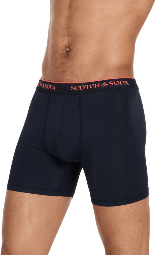 Scotch & Soda Active Stretch Boxershorts - Herren - 3er-Pack - Performance Fit - Multi Größe S