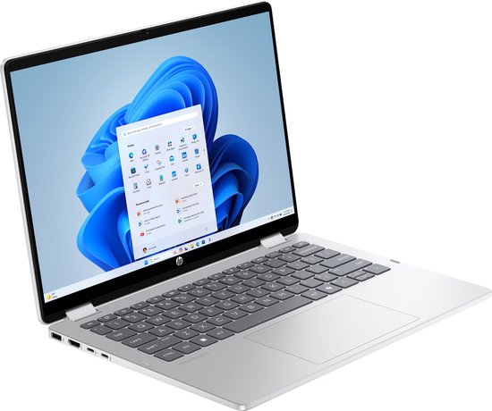 HP OmniBook 5 Flip 2-in-1 Laptop - 14" 2K Touchscreen - Intel Core i5 150U - 16GB RAM - 512GB SSD - Silber