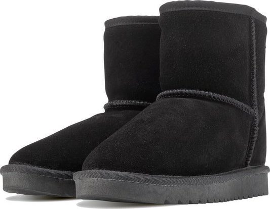 Hausschuhe Damen - Hausschuhe - Damenstiefel - Rutschfest - Memory Foam Fußbett - Schwarz - Größe 41