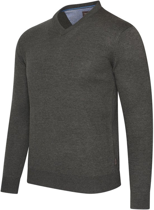 Cappuccino Italia - Herren Pullover Salerno Pullover - Grau - Größe XL