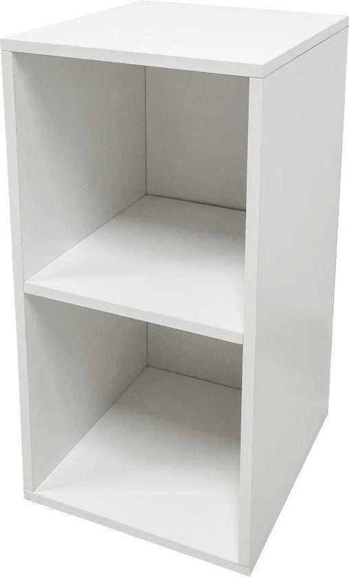 Aufbewahrungsschrank für LP-Schallplatten - Aufbewahrung von LP-Schallplatten - Bücherregal - weiß