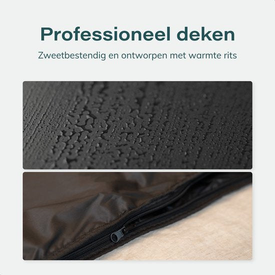 Soft & Silky Infrarotdecke - Wärmedecke - Heizdecke - Fibromyalgie - Timerfunktion - 200x80 cm - Schwarz